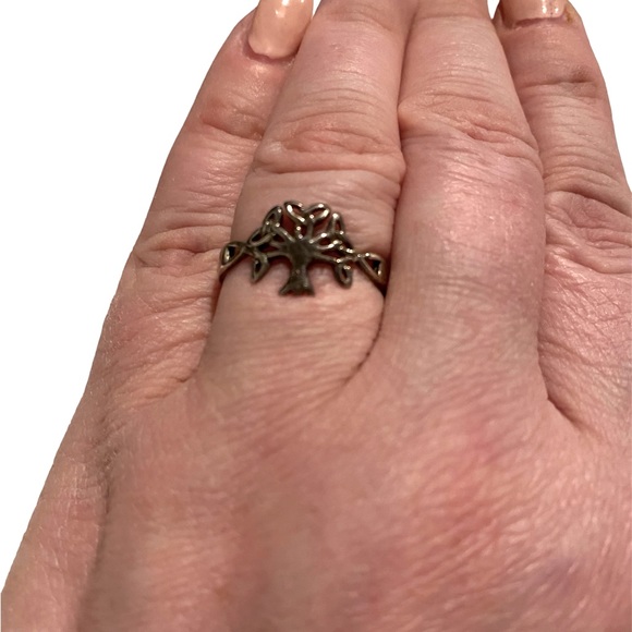 Tree of life Celtic ring “Crann Bethadh” size 7 silver .925 - Picture 1 of 7